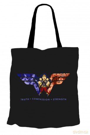 Torba Wonder Woman 011 DC Czarny