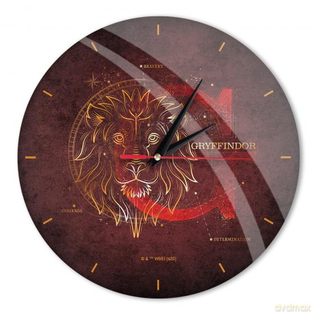 Zegar Ścienny z Połyskiem Harry Potter 013 Harry Potter Czerwony