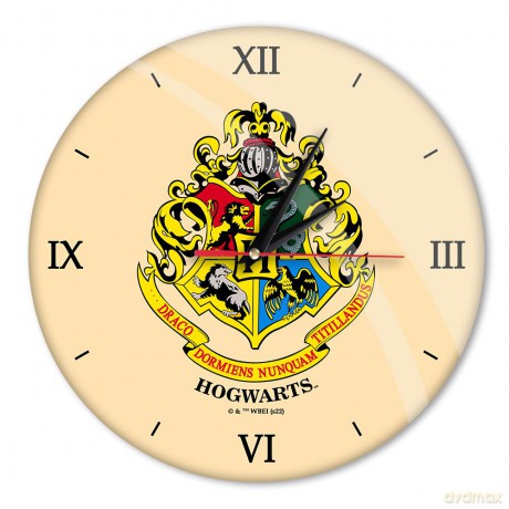 Zegar ścienny z połyskiem Harry Potter 205 Harry Potter Beżowy