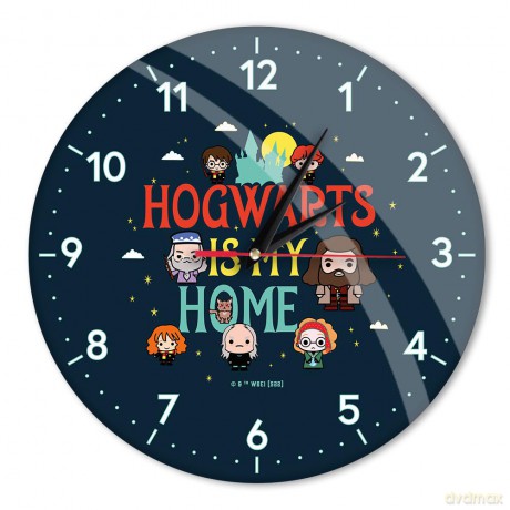 Zegar ścienny z połyskiem Harry Potter 237 Harry Potter Granatowy