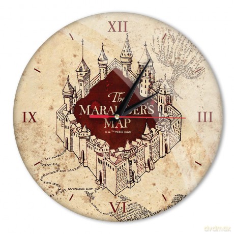 Zegar ścienny z połyskiem Harry Potter 073 Harry Potter Beżowy