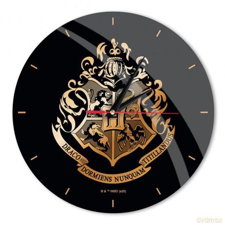 Zegar Ścienny z Połyskiem Harry Potter 020 Harry Potter Czarny