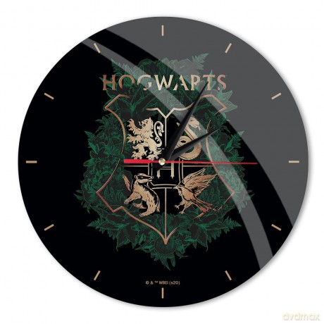 Zegar Ścienny z Połyskiem Harry Potter 019 Harry Potter Czarny