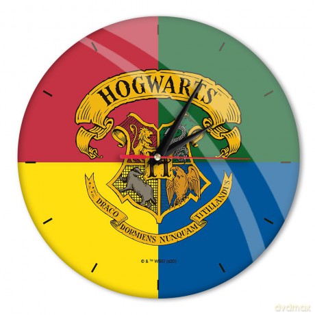 Zegar Ścienny z Połyskiem Harry Potter 038 Harry Potter Wielobarwny