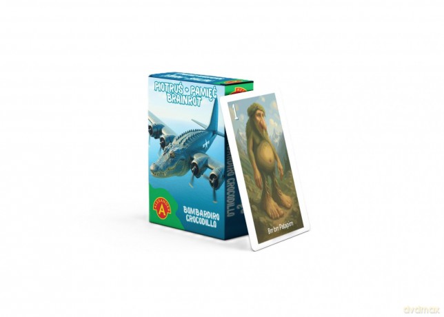 Karty Piotruś + Pamięć Brainrot Bombardiro Crocodillo [KARTY]