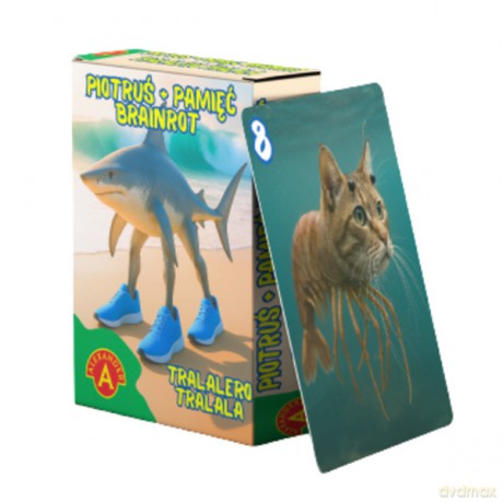 Karty Piotruś + Pamięć Brainrot Tralalero Tralala [KARTY]