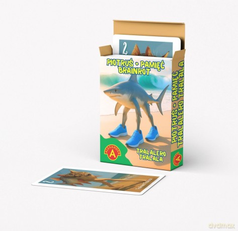 Karty Piotruś + Pamięć Brainrot Tralalero Tralala [KARTY]