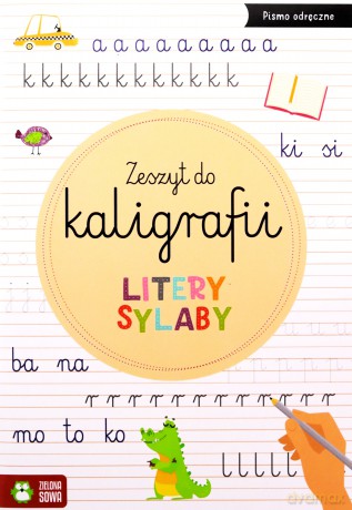 Litery, sylaby. Zeszyt do kaligrafii [KSIĄŻKA]