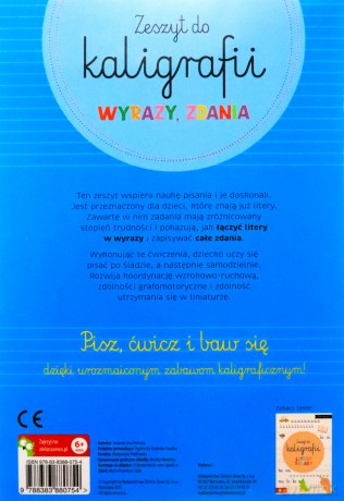 Wyrazy, zdania. Zeszyt do kaligrafii [KSIĄŻKA]