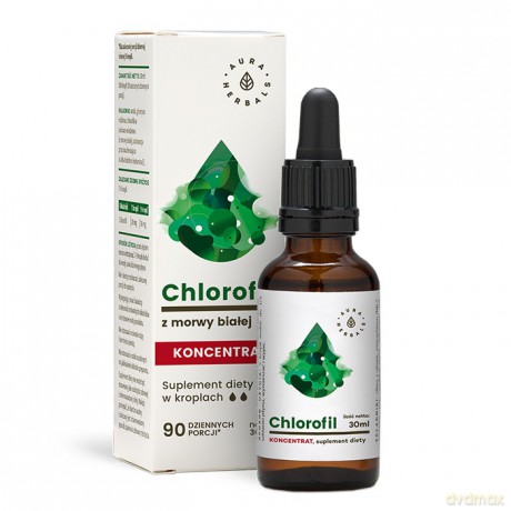 AURA Chlorofil z morwy białej krople 30ml