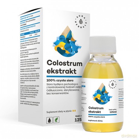 AURA Colostrum Ekstrakt 100% czysta siara 125ml