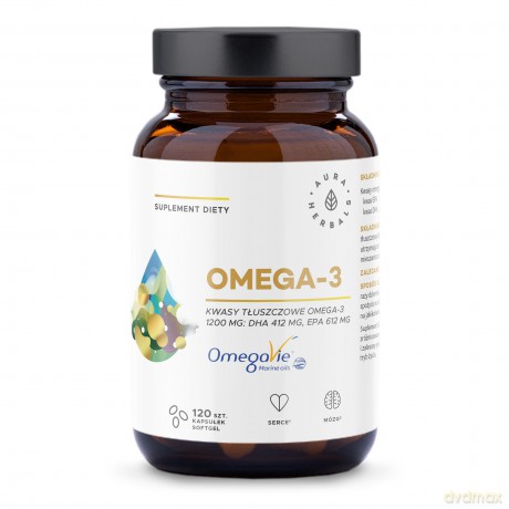 AURA Omega-3 1200mg kapsułki 120szt