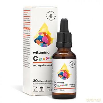 AURA Witamina C dla Dzieci 100mg krople 30ml
