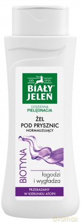 BIAŁY JELEŃ Codzienna Pielęgnacja Żel pod prysznic normalizujący - Biotyna 300 ml
