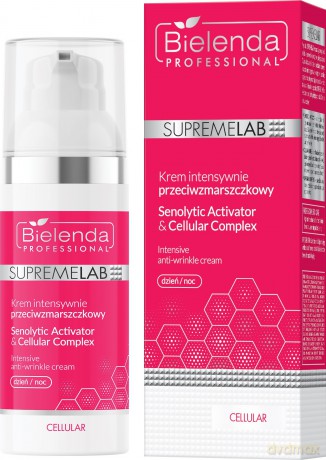 BIELENDA PROFESSIONAL Supremelab Cellular Krem intensywnie przeciwzmarszczkowy Senolytic Activator Cellular Complex na dzień i noc 50 ml