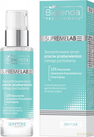 BIELENDA PROFESSIONAL Supremelab Skin Tone Skoncentrowane Serum przeciw przebarwieniom różnego pochodzenia 30 ml