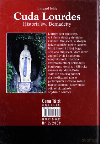 Cuda Lourdes. Historia św. Bernadetty - Irmgard Jehle [KSIĄŻKA]
