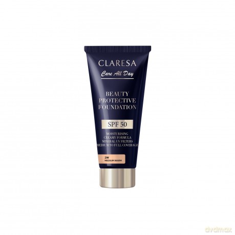 Claresa Podkład nawilżający 2W Medium Warm SPF50&