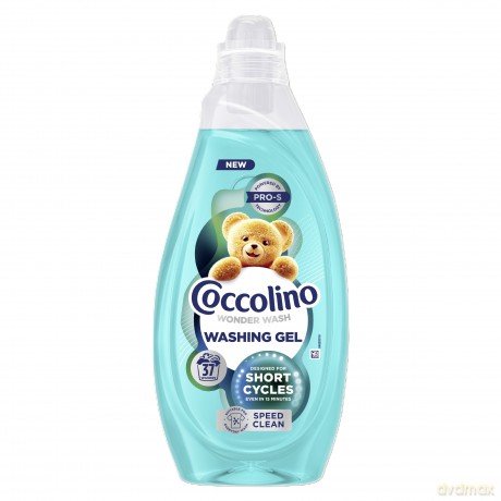 COCCOLINO Wonder Wash Żel do prania (37 prań) - Speed Clean 1.48 L
