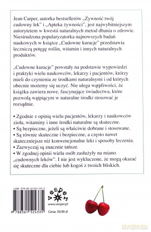 Cudowne kuracje (okładka twarda) - Jean Carper [KSIĄŻKA]