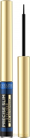 EVELINE Precise Slim Eyeliner do oczu - 48H Ultra-Wear 2.8 ml