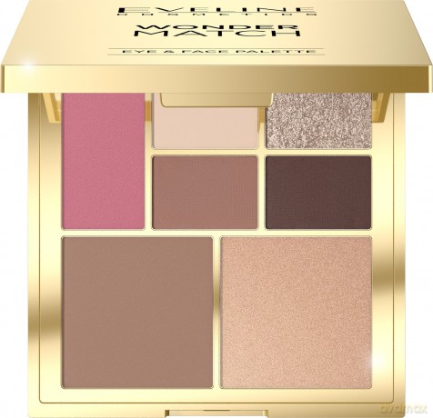 EVELINE Wonder Match Paleta do makijażu oczu i konturowania twarzy