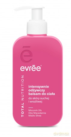 EVREE Total Nutrition Intensywnie odżywczy balsam do ciała do skóry suchej i wrażliwej 300 ml