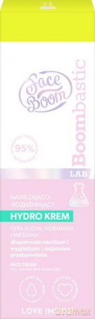 FACEBOOM Bombastic Lab Hydro krem nawilżająco-rozjaśniający z ultrastabilną witaminą C 50 ml