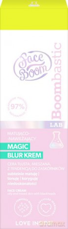 FACEBOOM Bombastic Lab Krem matujaco-nawilżający do twarzy Magic Blur 50 ml