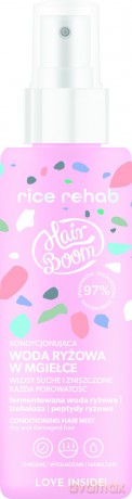 HAIRBOOM Rice Rehab Kondycjonująca woda ryżowa do włosów w mgiełce 200 ml