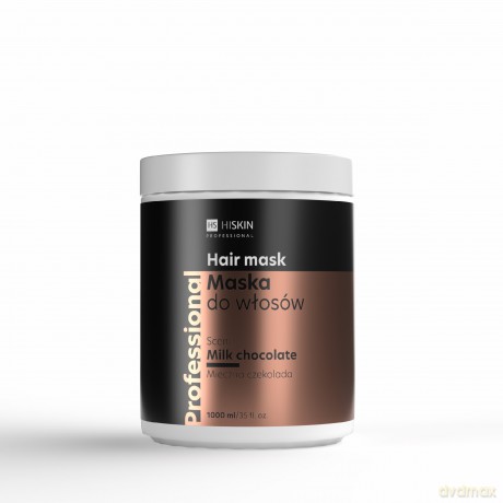 HISKIN PROFESSIONAL Maska do włosów - mleczna czekolada 1000 ml
