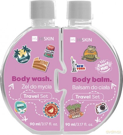 HISKIN Puzzle Body Żel do mycia + Balsam do ciała 2 x 90 ml