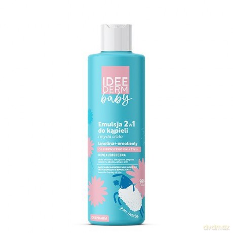 IDEE DERM Baby Emulsja 2w1 do kąpieli i mycia ciała 400 ml