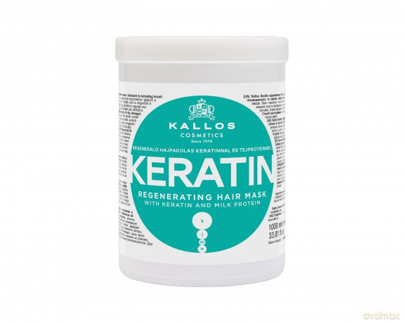 KALLOS Keratin Maska do włosów regenerująca 1000 ml
