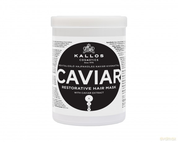 KALLOS Maska d/włosów 1000ml Caviar regen.