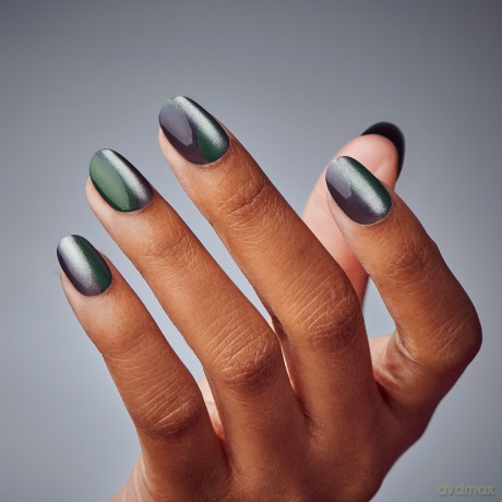 KISS Paznokcie Gel Fantasy Dial Me Gray Short Oval