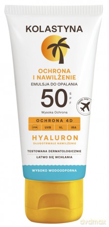 KOLASTYNA Ochrona i nawilżenie Emulsja do opalania SPF50+ 80 ml
