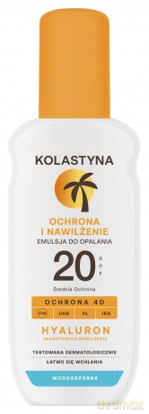 KOLASTYNA Ochrona i nawilżenie Emulsja do opalania w sprayu SPF20 150 ml
