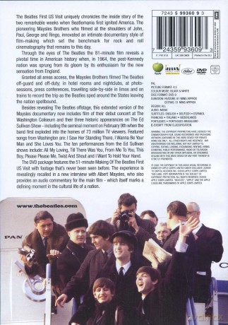 The Beatles: The First U.S. Visit [DVD]