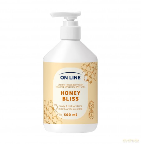 ON LINE Kremowe mydło do rąk i ciała Miód&Proteiny mleka 500 ml