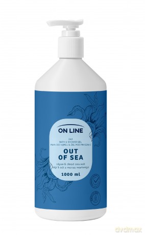 ON LINE Płyn do kąpieli i żel pod prysznic 2w1 Out of Sea 1000 ml
