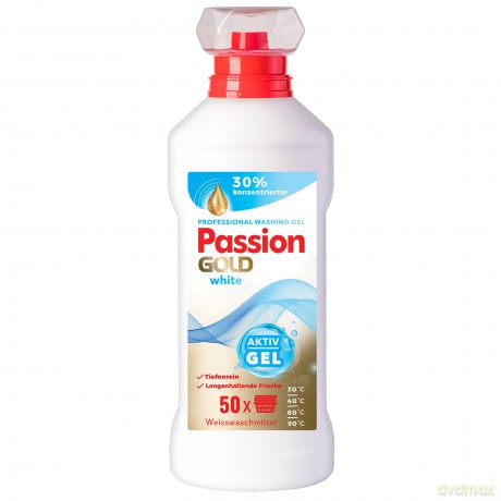 PASSION GOLD Professional Żel do prania do ubrań białych 2000 ml