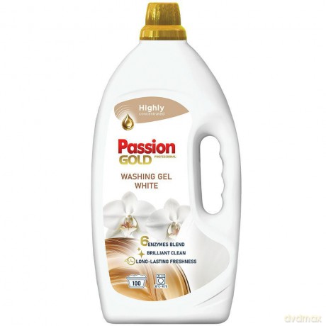 PASSION GOLD Professional Żel do prania ubrań białych 4000 ml