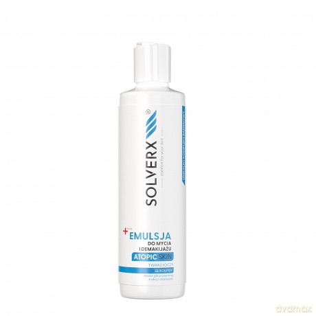 SOLVERX Atopic Skin Emulsja do mycia i demakijażu twarzy i oczu 200 ml