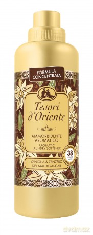 TESORI D`ORIENTE Koncentrat do płukania tkanin VANIGLIA ZENZERO 760 ml (38 prań)