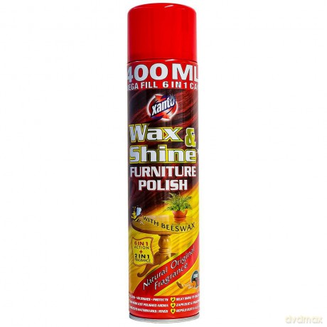 XANTO Wax Shine Pianka do czyszczenia mebli 400 ml
