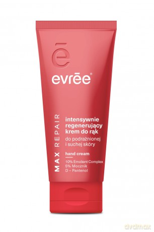 EVREE Max Repair Regenerujący krem do rąk do skóry suchej i podrażnionej 75 ml