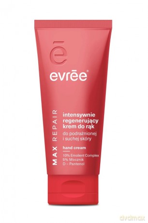 EVREE Max Repair Regenerujący krem do rąk do skóry suchej i podrażnionej 75 ml