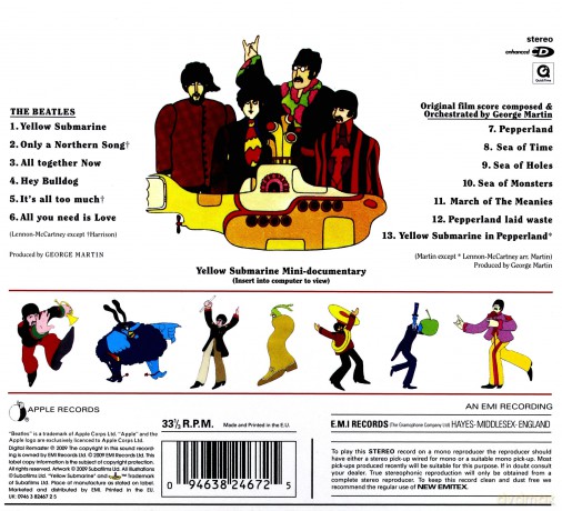 The Beatles: Yellow Submarine (Remastered) (ecopack) [CD]