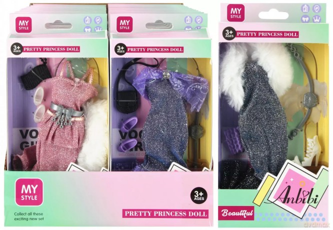 Akcesoria Dla Lalek Ubranka 11x23x3 Mc 24/96/288